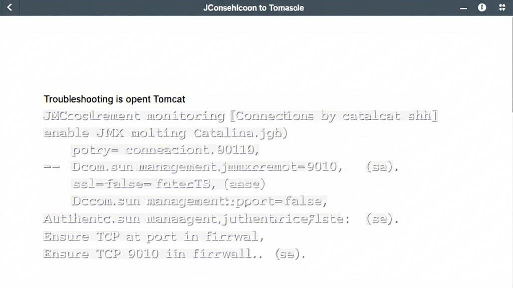 Tomcat性能调优必备，JConsole远程监控如何配置？