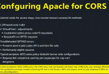 Apache跨域请求被拦截怎么办?CORS配置实战教程来了-九零云资讯网