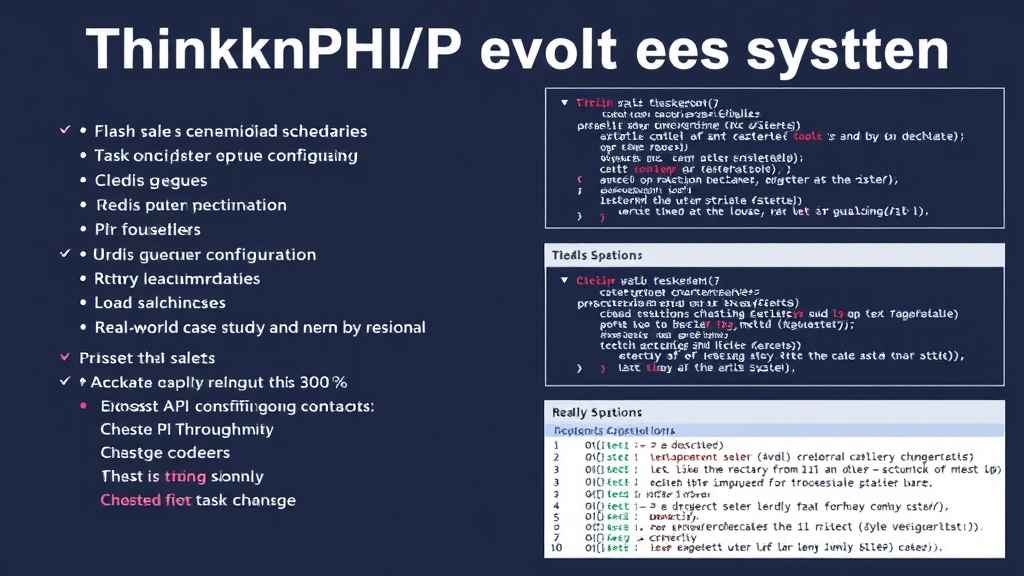 ThinkPHP队列如何解决电商秒杀场景下的高并发难题