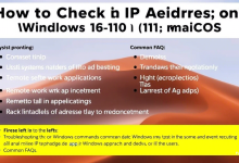 电脑IP地址怎么查?Windows和Mac最新方法大全-九零云资讯网
