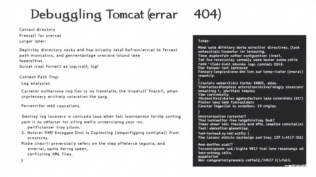 Tomcat应用访问404？快速定位五大常见原因