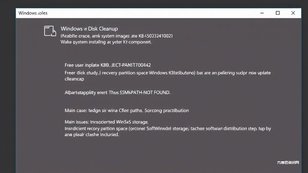 Windows更新卡在0x80070002错误？三步彻底修复方案