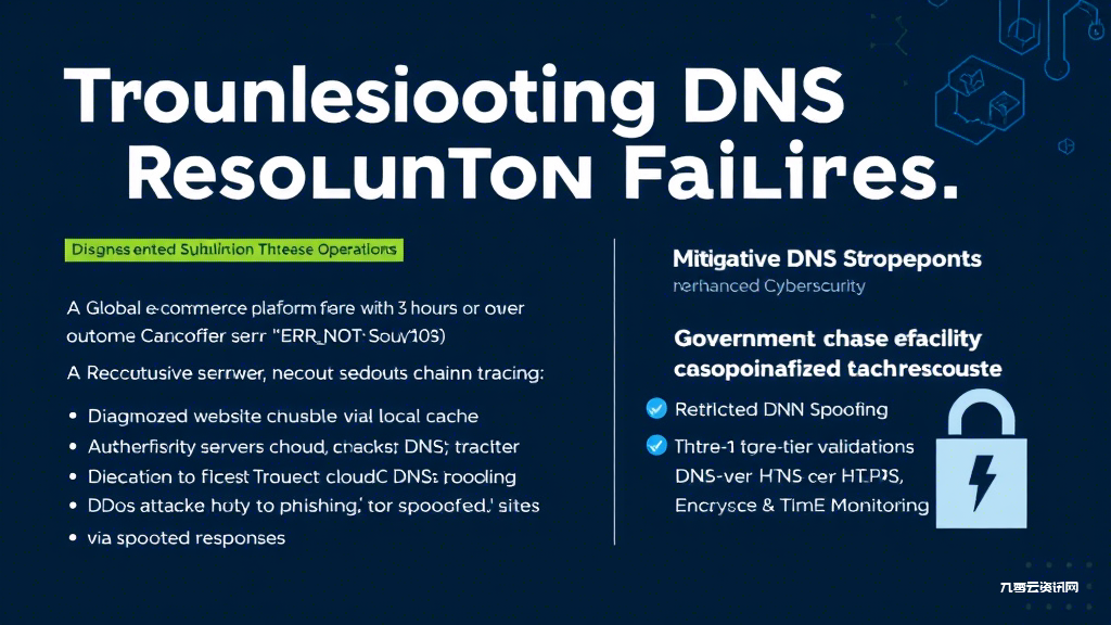 DNS解析失败怎么办？网站访问速度优化技巧全解析