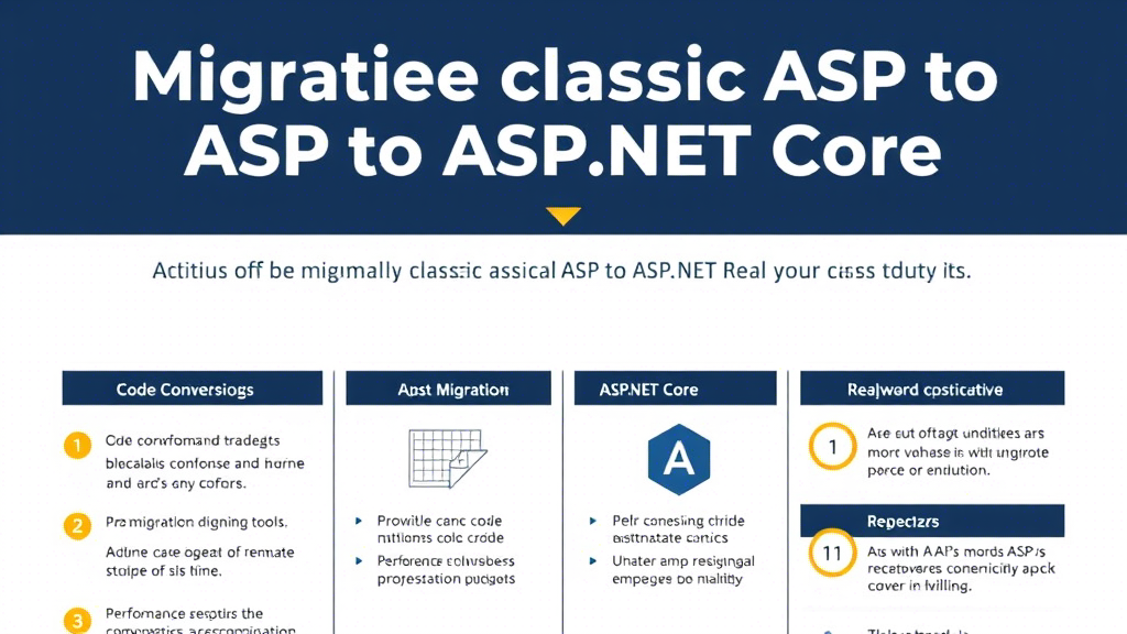 从经典ASP转向ASP.NET Core需要做好哪些关键准备？