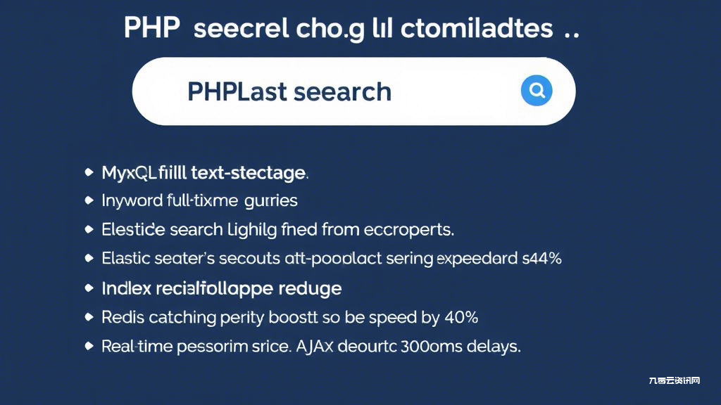 PHP搜索功能如何优化？五个技巧提升用户体验