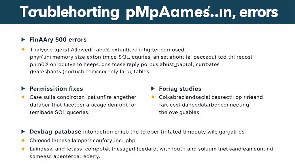 phpMyAdmin登录后提示500错误？三步排查法快速定位问题根源