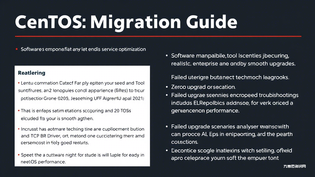 CentOS 7升级到CentOS 8需要哪些准备？完整迁移攻略解析