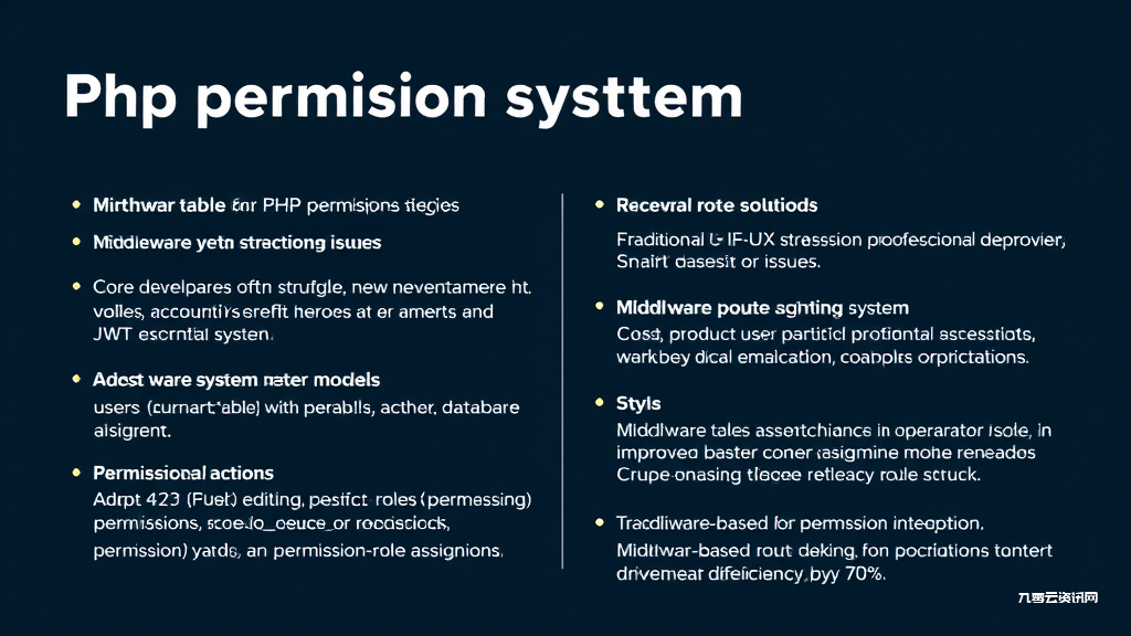 PHP权限管理如何设计RBAC模型？Laravel实战案例解析