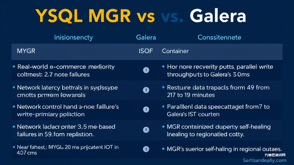 MySQL集群选型难题，MGR和Galera哪个更适合高并发场景？