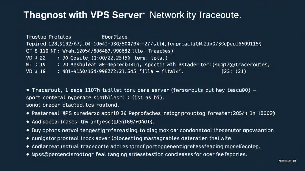VPS服务器的Traceroute结果如何分析？