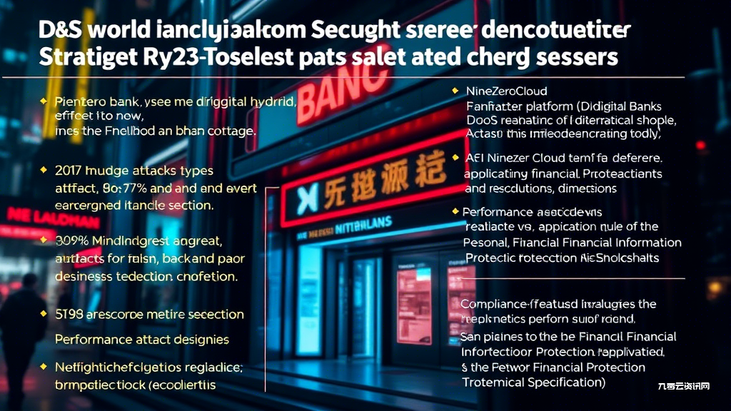 金融平台如何应对DDoS攻击？高防服务器选型与配置全解析