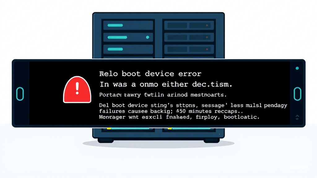 ESXi主机启动失败怎么办？三招教你快速修复“no boot device found”错误
